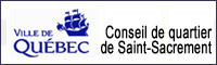 Invitation conseil de quartier de Saint-Sacrement mardi 5 décembre à 19h