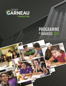 Le programme de bourses de la Fondation du CÉGEP GARNEAU est en ligne !