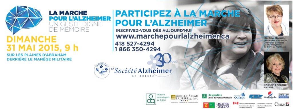 La marche pour l’alzheimer