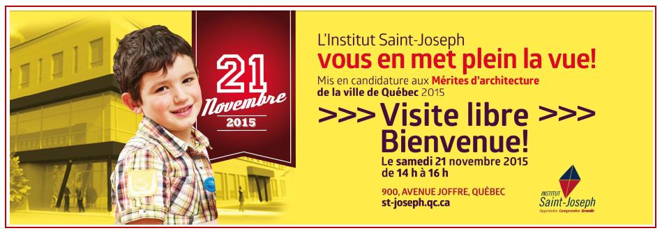 Visite libre Institut Saint-Joseph samedi 21 novembre 2015