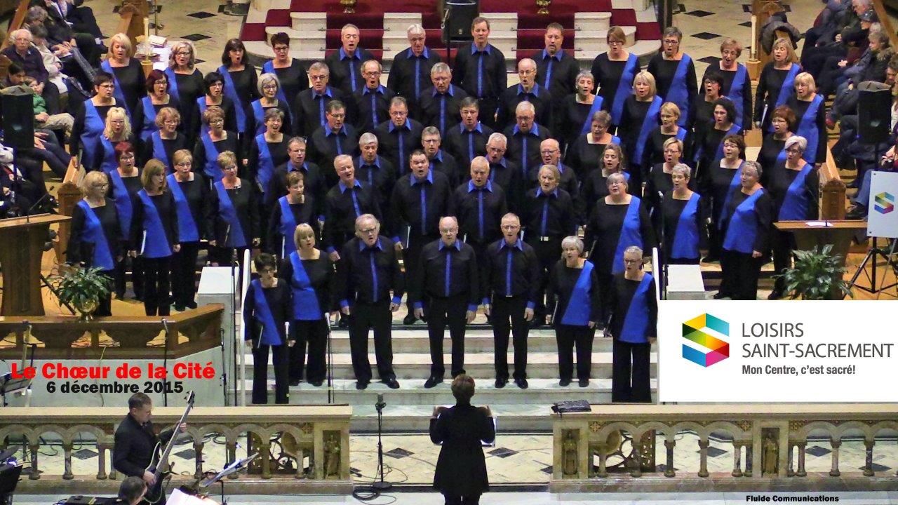 Concert de Noël de la chorale Chœur de la Cité à l’église du Très-Saint-Sacrement