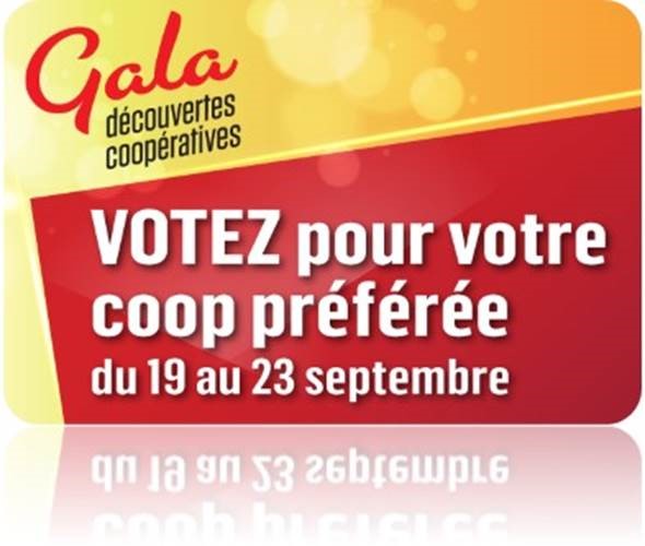 Période de vote Gala découvertes coopératives