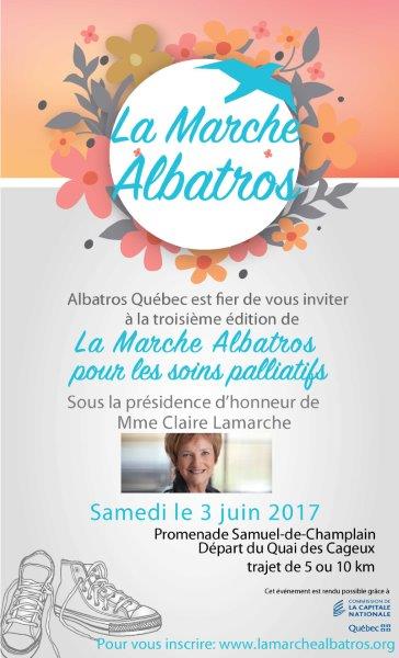 La Marche Albatros pour les soins palliatifs