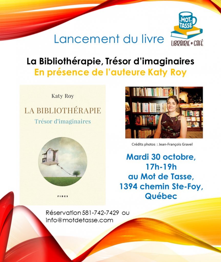 Lancement de livre  Katy Roy