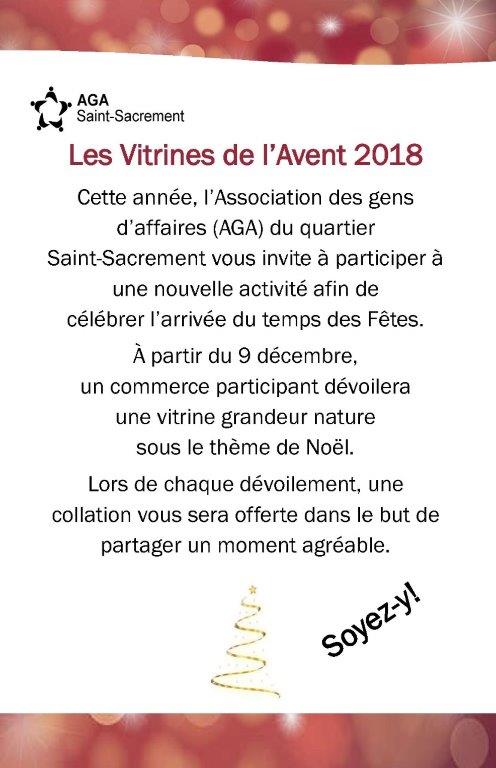 Calendrier de l’avent avec les commerçants du quartier