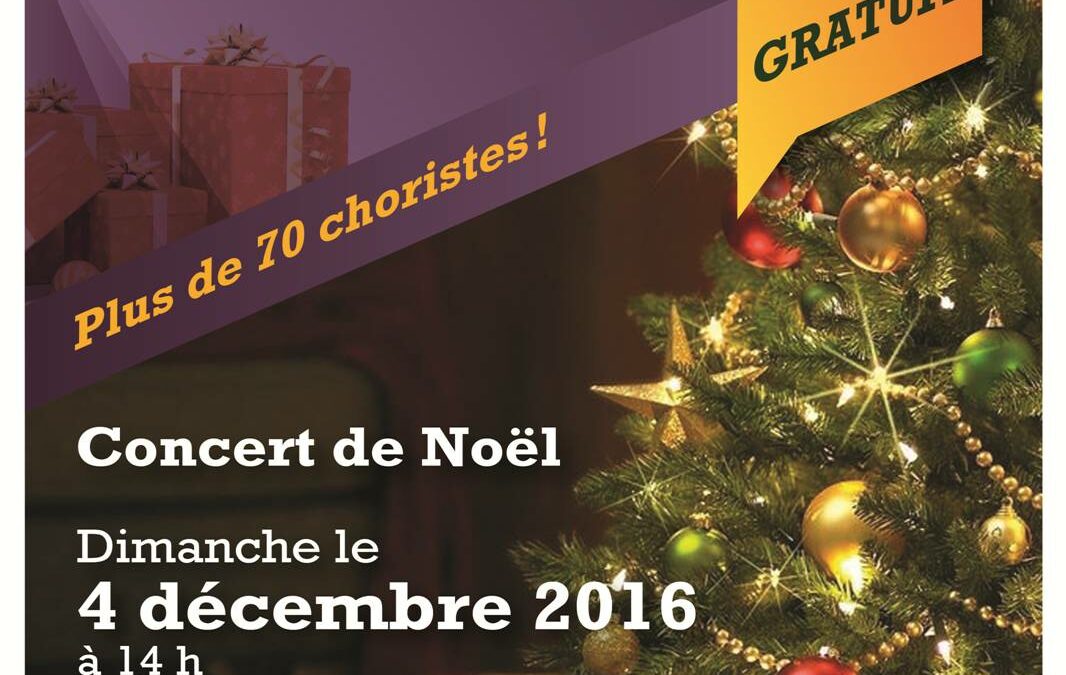 Chorale de Noël 4 décembre 2016