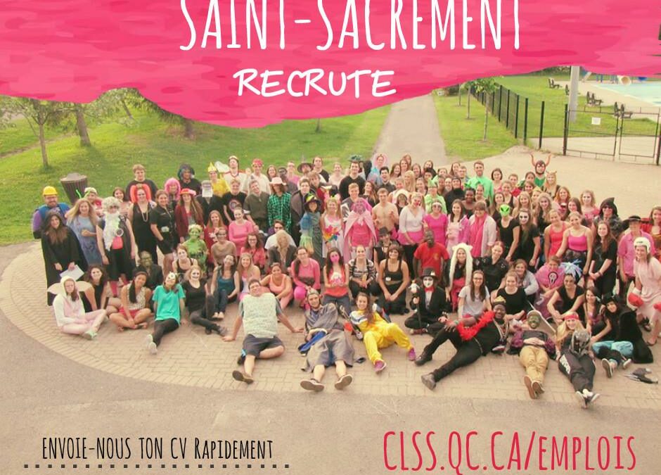 Saint-Sacrement recrute